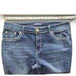 Blue Savvy  Plus Size Back Embroidered Pockets Bermuda/Capri Denim Pants Size 20W Photo 3