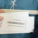 Reformation NWT ALICEYN SILK DRESS - WAVES Photo 6