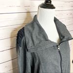 Champion  Gray Cropped Full Zip Thumbhole Athletic Jacket Women’s Size XXL Photo 3