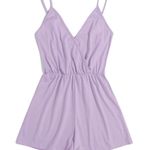 SheIn Lilac Slip Cami Romper Photo 0