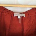 1. State  Rust Colored Cold Shoulder Blouse Photo 3