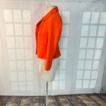 Ann Taylor  Orange Notch Lapel One Button Long Sleeve Blazer Size 00 Photo 5