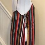 Free People Spaghetti Strap Rainbow Longline Tank W. Open Sides Sz Small NWT Photo 4