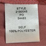 Current Air  Long Sleeve Satin Dress in Dusty Rose Size M Photo 9