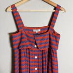 Opening Ceremony NWOT 100% Silk Patterned Tent Maxi Dress Women's 0 Orange Flowy Photo 6