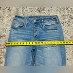 American Eagle Stretch Tomgirl mid rise button fly jeans size 10 Photo 2