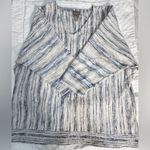 Chico's  Blue and Cream Knit Top Photo 4