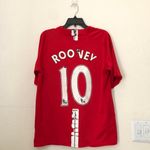 Wayne Rooney #10 AIG Manchester United Red Devils 2007 Photo 2