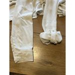 Hint of Mint  Button Down Blouse Size Large Crocheted‎ Back Peasant Cottagecore Photo 12