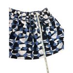 Kate Spade Saturday blue white geometric skater skirt sz 4 Photo 3