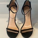 Stuart Weitzman The Nudist Black Goosebump Leather Strappy Sandals Size 6.5 Photo 5