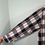 Jane Ashley Black & White Checkered Plaid Embroidered Western Shirt Size L NWT Photo 4