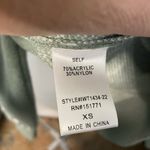 Altar'd State Altar’d State cropped Green Smiley Face Sweater XS Photo 5