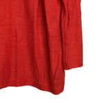 J Jill Linen Blend Coral Preppy Coastal Minimalist Cardigan Size Large SSW143371 Orange Photo 7