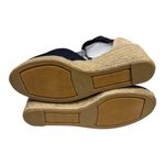 Castaner Castañer Carina Navy Canvas Espadrille Wedge Sandals Ankle Tie Size 39 US 8.5-9 Photo 5