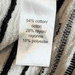 Maurice's  Black & White Striped Sweatshirt Photo 5