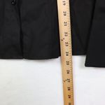 UOOZEE Black Cotton Button Front Collared Long Sleeve Shirt Size Small Photo 6