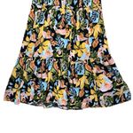 Saylor  Black Floral Print Strapless Starlee Maxi Dress Womens XL Photo 8