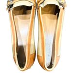 Tahari  Sonya NWOT Tan Beige Patent Leather Flats Loafers Size 8.5 Photo 2