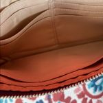 Coach Dark Purple Leather Wristlet 2 ZIP COMPARTMENTS & REAR SLIP POCKET Photo 3