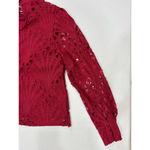 Ultra Pink Women's Top, Lace, NWT, Small Photo 3