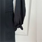 Abercrombie & Fitch NWT Linen Blend Button Up Long Sleeve Cinch Waist Dress Photo 2