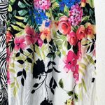 Johnny Was  Rayon Wrap MIDI Skirt Floral Zebra Print pockets Size XS Photo 9