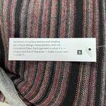 LA Made New  Striped Sweater Hoodie Lightweight Knit Elbow Patch Long Sleeve Photo 13