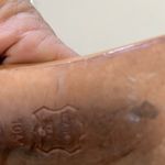 Tory Burch , Size 10 Laurel Tan sandals, dangle logo metal, a little worn $248 Photo 11