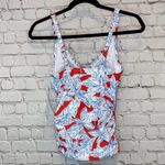 Nautica NWT Palm Leaves Tankini Top Photo 3
