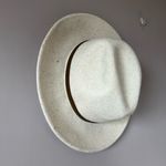 Free People  Women’s Wythe Leather Band‎ Felt Fedora Hat One Side Photo 11