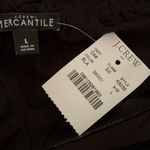 J.Crew Mercantile BLACK top shirt large L NEW NWT side tie versatile long sleeve Photo 5