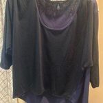 AQUA Ladies Stylish Comfy cotton Tee -dark blue Med Photo 0