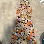 Forever 21  Crossover Floral Print Halter Dress Photo 0