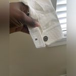 White House | Black Market  Ruffle Front Cotton Moto fitted Jacket with zip Pockets Photo 4