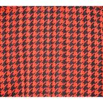 Jones New York Red Black Retro Houndstooth Button Up Blouse Top Size 12 Career Photo 6