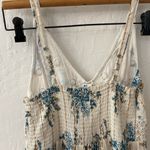 ANANTA S/M Blue Gold Metallic Lace Trim Boho Maxi Dress Made in India 25120 Size undefined Photo 9