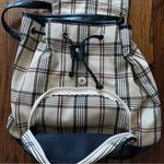 Plaid Backpack with Black Accents Photo 5