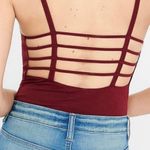 EXPRESS One Eleven Cage Back Bodysuit Photo 3