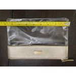 Lilly Pulitzer Gold Clear Makeup Travel Pouch Cosmetic Pencil Case Bag Photo 9