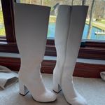 Forever 21 White Tall Boots Photo 0