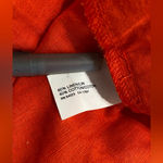 Gap Red Button Up Wide 3/4 Sleeve Linen Shirt Size M Cuff Pockets Photo 6