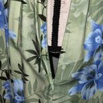 Caribbean Joe  size small wrap dress zip side spring breezes jungle clearing Photo 5