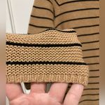 English Factory  New Tan & Black Striped Knit Sweater Photo 5
