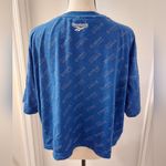 Reebok Blue Cropped Boxy Shirt Photo 4