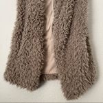 Billabong Faux Fur Sherpa Open Vest Small Photo 2