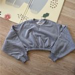 Alo Yoga Alo Devotion Crew Neck Pullover Grey Size Small Photo 2