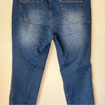 1822 Denim 1822 Distressed Medium Wash Skinny Jeans Size 14 Photo 8