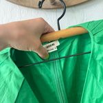 Jason Wu  Green Cutout Waist Twist Long Sleeve Mini Tiered Dress XS Photo 10