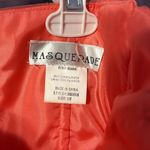 Masquerade  Coral strapless size 1/2 ruffled tiered skirt dress Photo 4